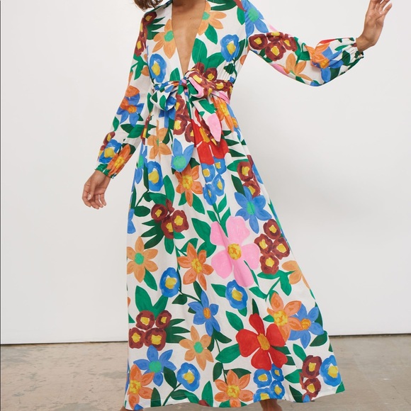 Mara Hoffman Orangic Cotton Floral Luna 